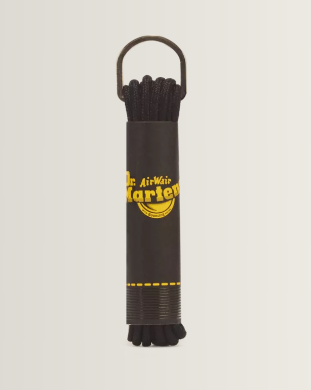Schwarze Dr.-Martens-Schnürsenkel in Originalverpackung